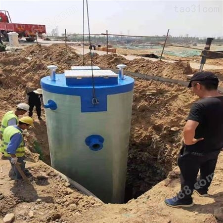 城市污水泵站 一体式提升泵站 玻璃钢泵站厂家 支持定制