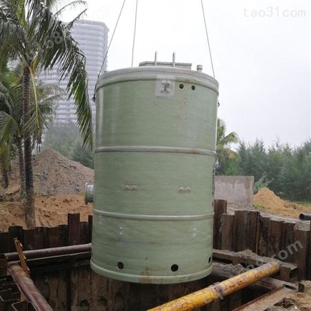 新型预制泵站 城市雨污提升泵站 一体式污水提升泵站 