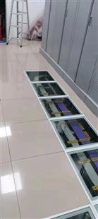 机房监控室防滑可视玻璃地板 设计施工安装 耐磨压高承重