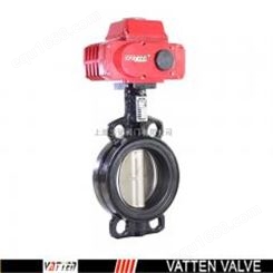 法登（VATTEN）VATTEN/法登电动对夹式蝶阀，电动水处理蝶阀VT1AEW11AXW