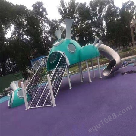 幼儿园滑梯定制生产 小区公园木质非标攀爬滑滑梯玩具