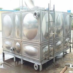 潜i江消防工程组合式高位水箱304不锈钢生活圆形水塔液位浮球控制