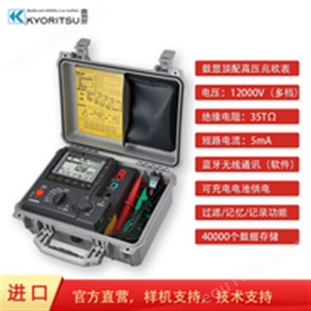 日本共立KYORITSU克列茨KEW3128进口高压绝缘电阻测试仪/兆欧表
