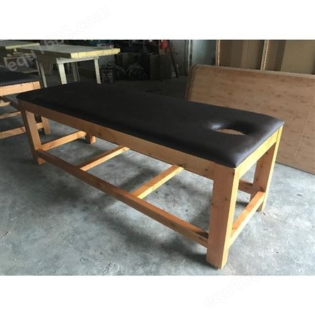 豪匠美业-广州厂家定制木质按摩床 中式理疗床GH-6615