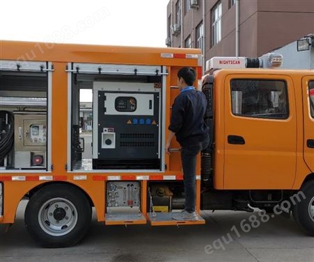 抢险车 双排抢险车 防汛泵车 排水泵车 城市排涝车 汉能5041型 