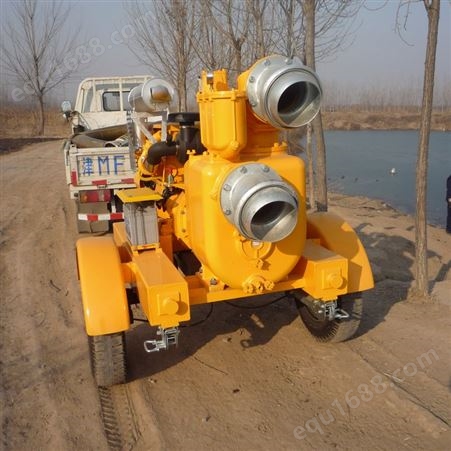 抢险车 拖车式真空辅助自吸泵 排水抢险车 排水车 防汛泵车 汉能 HC-ZKXZ 