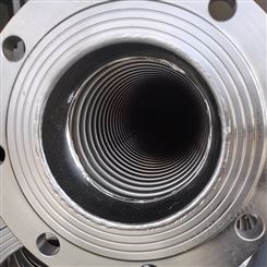 304金属软管 不锈钢材质 保温金属编织管材 法兰盘焊接