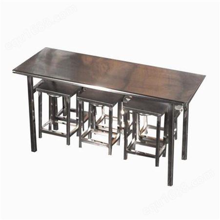 源和志城朝阳四人位不锈钢餐桌 六人位不锈钢餐桌定做 学校不锈钢餐桌厂家