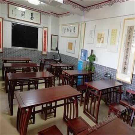 七台河国学教室桌  生产厂源和志城