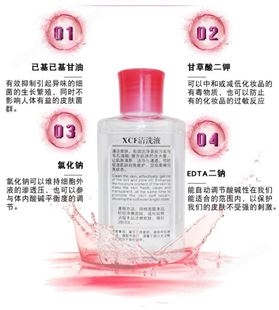 广州XCF炫彩坊品牌清洗液清理创面，半好物，温和无刺激