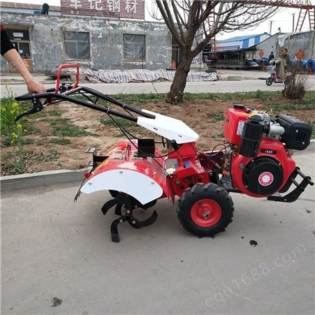 农用小型四驱微耕机 果园手扶式耕地机 运行稳定