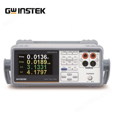 GWINSTEK 固纬高精度交流数字功率计功率表电参数测试仪GPM-8213
