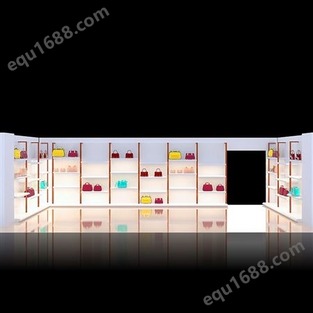 商场烤漆展柜制作 高定西装店可拆卸展示柜设计 奢华型柜台定制