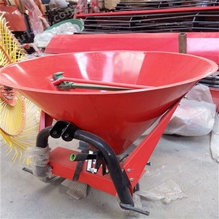 铁通撒肥机 肥料播撒器 拖拉机带铁桶撒播器 可定制