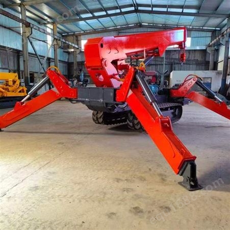 高空作业12吨履带式蜘蛛吊车 全柴发动机 遥控操作