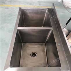 化工厂专用厨房设备 不锈钢水池水槽 德满来 *
