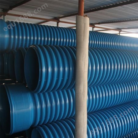 PVC-M双壁波纹管市政排污雨水管厂家定制 统塑