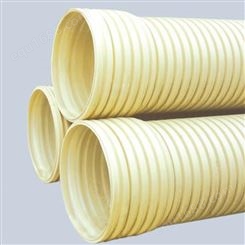 PVC-U双壁波纹管塑料排水管供应商 广州统塑