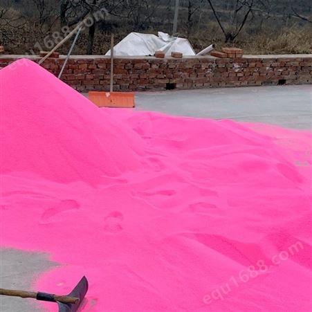 供应染色砂 真石漆用灰玉砂 儿童娱乐用砂 粉色造景彩砂