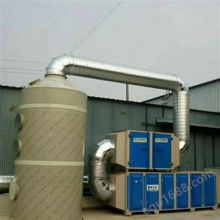 工业废气处理设备活性炭吸附箱环保箱UV光氧催化