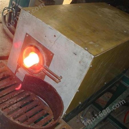 浙江宁海供应中频炉  中频烧圆钢棒料加热设备 烧方钢炉子