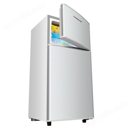 志高 冰箱三门三温大容量保鲜拉丝银三级能效定频活动礼品