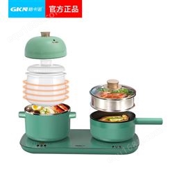 GKN格卡诺中式早餐机多功能锅煎汤带蒸笼三合一电煮锅直播