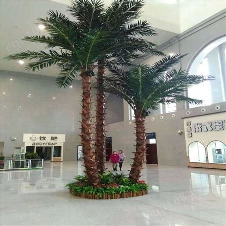 室内外大型仿真棕榈树效果美观自然大小天骄园林假树可设计制做