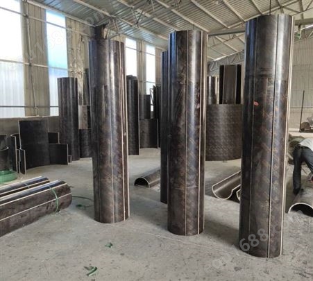 木质圆柱模板制造商家 山西吕梁古建圆柱子模板加工厂