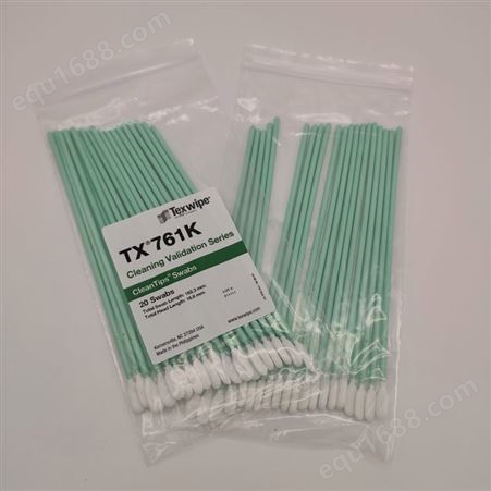 清洁棉棒TX761K 耐磨性好 对大部分溶剂有良好的兼容性