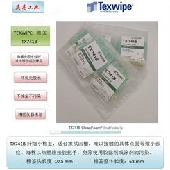 TEXWIPE CLEANTIP TX741B 海绵头棉签 精密仪器清洁棉棒