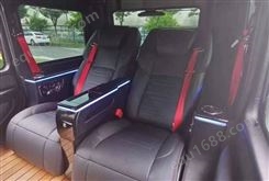 奔驰G63改装航空座椅GLS400商务内饰升级木地板电动沙发腿托