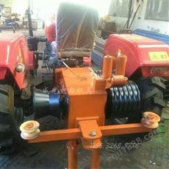 拖拉机绞磨厂家 改装8吨拖拉机绞磨 704拖拉机头改装绞磨牵引机 电缆牵引机