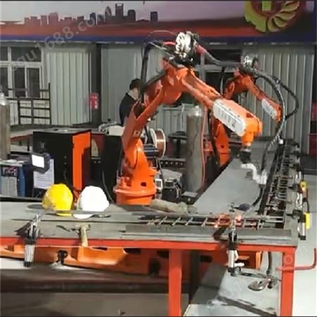 六轴等离子切割机器人盖梁钢筋骨架焊接机器人鲁力筋工功能多