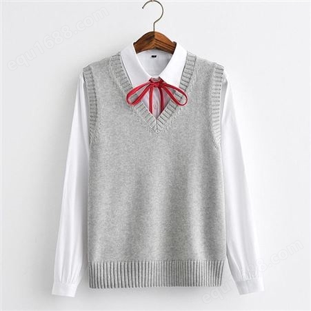 临安 高中小学生校服定制定做 校服毛衣羊毛衫 款式齐全 可印校徽 永利 厂家直供