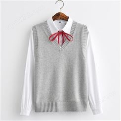杭州 高中小学生校服定制定做 校服毛衣羊毛衫 款式齐全 可印校徽 永利牌