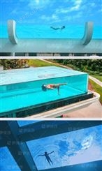 湖北民宿泳池，透明玻璃池.钢化玻璃游泳池伊贝莎