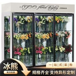 冰熊制冷 鲜花保鲜柜展示柜 定制风冷鲜花柜冷藏柜