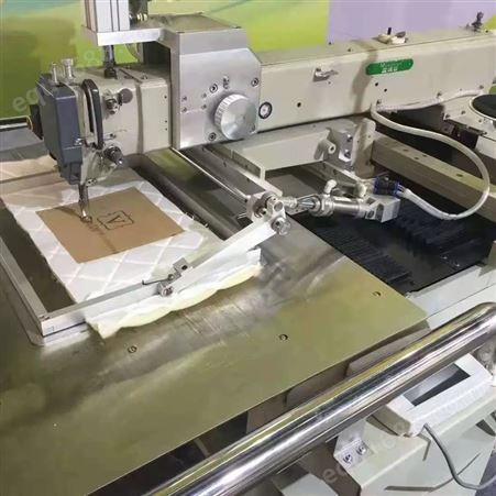 厂家供应4030GS全自动床垫商标机 商标缝纫机 缝制床垫商标的工业缝纫机