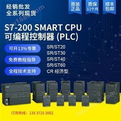 PLC S7-200 SMART CPU SR20继电器输出 12输入8输出 西门子plc