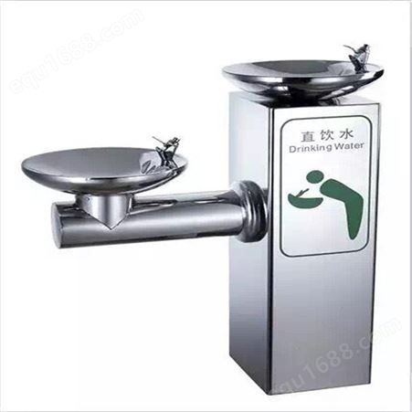 绿道公共饮水台两盘直饮水机 不锈钢饮水器 可以非标定做
