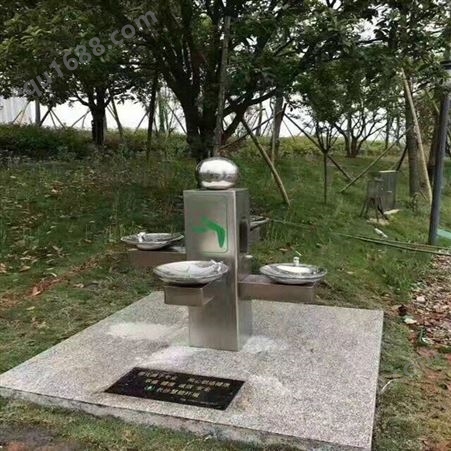 四盘不锈钢直饮水设备 室外直饮不用杯 喷水饮水 公园景点喝水