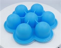 新帆顺硅胶制品 7孔硅胶冰格 硅胶辅食盒 硅胶冰盒模具