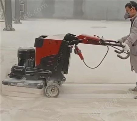 728型驱动式地坪研磨机 15kw自行走混凝土磨地机 遥控水泥地面磨平