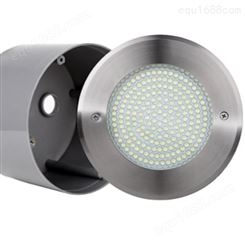 不锈钢LED埋入式泳池灯 waking HJ6029H嵌入式泳池水下灯