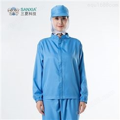 SANXIA/三夏食品工作服长袖短袖食品厂工作服套装