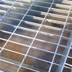 定制各种规格钢格栅板 电力检修平台钢格板 优盾扁钢排水沟盖板